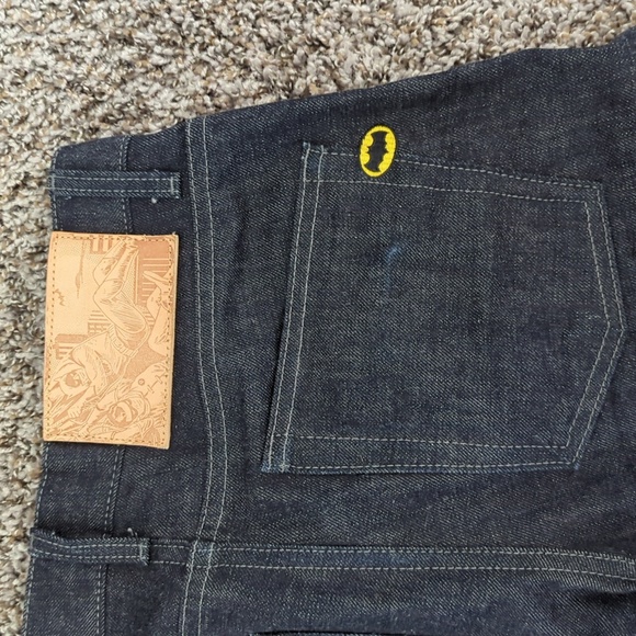Rare Naked & Famous Super Guy Batman Jeans - Picture 6 of 10